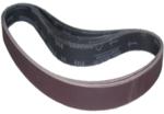 Magnate R1.5X30S10 1-1/2" x 30" Closed Coat Sanding Belt - Aluminum Oxide - 100 Grit; 10 Belts/Pkg; X Weight; Resin Bond Polyester/Cotton Backings; Closed Coat