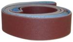 Magnate R2X132J10 2" x 132" Closed Coat Sanding Belt, Aluminum Oxide - 100 Grit; 5 Belts/Pkg; J Weight; resin bond cloth and cotton Backings; Closed Coat