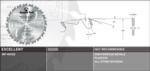 Euro-Rip Ripping Saw Blades with Cooling Slots, Anti-Kickback, 18Â° Hook, FT Grind, Carbide Tipped: RB1020-30