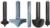 RBPCANDLE, Hollow Spiral Candlestick Set, For Legacy® Ornamental Mill