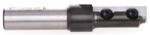 Amana RC-1158 CNC 1-Flute Insert Straight Plunge Router Bit - 5/8" Cutting Diameter; 50mm Cutting Height; 1/2" Shank Diameter; 4-1/8" Overall Length; RCK-50 Replacement Knife