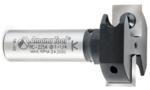 Amana RC-2254 Spoilboard Surfacing - 1-1/4" Cutting Diameter; 12mm Cutting Height; 1/2" Shank Diameter; 2-1/8" Overall Length; HMA-12 Replacement Knife; 2-Wing Insert Carbide Knife, Rabbeting Flycutter, Leveler & Surface Planer