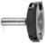 Amana RC-2257 Spoilboard Surfacing - 2-1/2" Cutting Diameter; 1/2" Cutting Height; 1/2" Shank Diameter; 2-1/2" Overall Length; HMA-12 Replacement Knife; 2-Wing Insert Carbide Knife, Rabbeting Flycutter, Leveler & Surface Planer