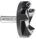 Amana RC-2259 CNC Heavy Duty Spoilboard Surfacing - 3-27/32" Overall Diameter; 1-7/32" Cutting Height; 3/4" Shank Diameter; 3-25/64" Overall Length; 5 Flute; Planing, Flycutter and Leveler