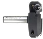 Amana RC-2261 CNC Heavy Duty Spoilboard Surfacing - 2-1/2" Overall Diameter; 53/64" Cutting Height; 1/2" Shank Diameter; 2-19/32" Overall Length; 3 Flute; anti-kick back design (BG safety standard compliance); Planing, Flycutter and Leveler