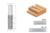 Amana RC-3100 CNC Insert Straight Router Bits - 3/8" Cutting Diameter; 20mm Cutting Height; 1/2" Shank Diameter; 1 Flute; 2-7/8" Overall Length; RCK-32 Replacement Knife
