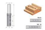 Amana RC-3100 CNC Insert Straight Router Bits - 3/8" Cutting Diameter; 20mm Cutting Height; 1/2" Shank Diameter; 1 Flute; 2-7/8" Overall Length; RCK-32 Replacement Knife