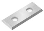 Amana RCK-30 Straight 2-Hole Insert Knife - 4 Cutting Edges; 29.5mm Length; 12mm Width; 1.5mm Thickness; 4mm Hole Diameter; 14mm CTC; 35 Degree Bevel; For General Purpose Wood, Chipboard, Plywood; Solid Carbide