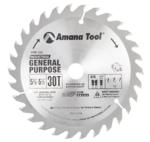 Amana RM-550 General Purpose Trim Saw Blade - 5-1/2" Diameter; 30 Tooth; 1/2"-5/8"-10mm Bore; .072" Kerf; .052" Plate; ATB Grind, Carbide Tipped
