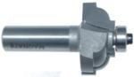 MAGNATE S4702 Classic Cove Router Bit - 1/4" Radius; 1/2" Shank Diameter; 5/8" Cutting Length; 1-3/8" Overall Diameter; 1-1/2" Shank Length; 2-Flute Carbide Tipped