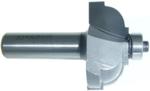 MAGNATE S4704 Classic Cove Router Bit - 3/8" Radius; 1/2" Shank Diameter; 3/4" Cutting Length; 1-5/8" Overall Diameter; 1-1/2" Shank Length; 2-Flute Carbide Tipped