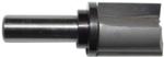 MAGNATE S7615 Pattern Router Bit - 1" Cutting Diameter; 1-1/4" Cutting Length; 1/2" Shank Diameter; 1-3/4" Shank Length; BR-15 Bearing; 2-Flute Carbide Tipped
