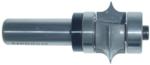 Magnate S7652 Leaf Edge Beading Carbide Tipped Router Bit - 3/16" Radius; 1/2" Cutting Length; 1/2" Shank Diameter; 1-3/4" Shank Length; 1" Overall Diameter; Comes with a Magnate BR-09 and BR-08 bearings.
