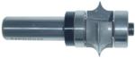 MAGNATE S7652 Leaf Edge Beading Carbide Tipped Router Bit - 3/16" Radius; 1/2" Cutting Length; 1/2" Shank Diameter; 1-3/4" Shank Length; 1" Overall Diameter; Comes with a Magnate BR-09 and BR-08 bearings.; 2-Flute Carbide Tipped