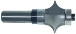 Magnate S7657 Leaf Edge Beading Carbide Tipped Router Bit - 5/16" Radius; 3/4" Cutting Length; 1/2" Shank Diameter; 1-3/4" Shank Length; 1-1/4" Overall Diameter; Comes with a Magnate BR-09 and BR-08 bearings.
