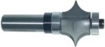 MAGNATE S7657 Leaf Edge Beading Carbide Tipped Router Bit - 5/16" Radius; 3/4" Cutting Length; 1/2" Shank Diameter; 1-3/4" Shank Length; 1-1/4" Overall Diameter; Comes with a Magnate BR-09 and BR-08 bearings.; 2-Flute Carbide Tipped