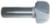 MAGNATE S7802 Bowl & Tray Plunge Router Bit - 1/4" Radius; 1" Cutting Diameter; 5/8" Cutting Height; 1/2" Shank Diameter; 1-1/2" Shank Length; 2-Flute Carbide Tipped
