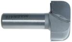 MAGNATE S7803 Bowl & Tray Plunge Router Bit - 1/4" Radius; 1-1/4" Cutting Diameter; 5/8" Cutting Height; 1/2" Shank Diameter; 1-1/2" Shank Length; 2-Flute Carbide Tipped
