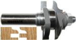 MAGNATE S9003 Stile & Rail (Cope and Stick) Reversible 1/2" Shank Router Bit For 3/4" to 7/8" Material - Classic Ogee Profile; 7/8" Cutting Height; BR-06 Bearing; 1-1/2" Shank Length, 1-5/8" Overall Diameter, 2-Flute Carbide Tipped