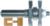 MAGNATE S9005 Stile & Rail (Cope and Stick) Reversible 1/2" Shank Router Bit For 3/4" to 7/8" Material - Tongue & Groove Profile; 3/4" Cutting Height; BR-06 Bearing; 1-1/2" Shank Length, 1-5/8" Overall Diameter, 2-Flute Carbide Tipped