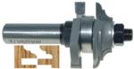MAGNATE S9009 Stile & Rail (Cope and Stick) Reversible 1/2" Shank Router Bit For 3/4" to 7/8" Material - Cove & Bead Profile; 7/8" Cutting Height; BR-06 Bearing; 1-1/2" Shank Length, 1-5/8" Overall Diameter, 2-Flute Carbide Tipped