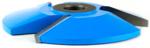 Amana SC404 Traditional Raised Panel Shaper Cutter For 3/4" Material - 17 Degree; 5/8" Cutting Height; 1/2" & 3/4" Bore; 4-15/16" Overall Diameter; C-004 Rub Collar; Horizontal, 3-Wing, Carbide Tipped