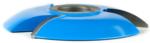 Amana SC500 Cove Raised Panel Shaper Cutter For 3/4" Material - 5/8" Cutting Height; 1" & 1-1/4" Bore; 5-1/2" Overall Diameter; 1-57/64" Radius; C-017 Rub Collar; Horizontal, 3-Wing, Carbide Tipped