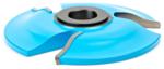 Amana SC502 Ogee Raised Panel Shaper Cutter For 3/4" Material - 1" & 1-1/4" Bore; 5/8" Cutting Height; 5-1/2" Overall Diameter; 1-15/32",1/8",7/8" Radius; Optional Rub Collar: C-017; Horizontal, 3-Wing, Carbide Tipped