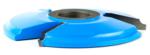 Amana SC512 Classical Raised Panel Shaper Cutter For 3/4" Material - 7 Degree; 5/8" Cutting Height; 1" & 1-1/4" Bore; 13/64" Radius; 5-1/2" Overall Diameter; C-017 Rub Collar; Horizontal, 3-Wing, Carbide Tipped
