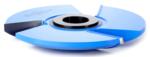 Amana SC514 Cove Raised Panel Shaper Cutter For 5/8" Material - 5/8" Cutting Height; 1-1/2" Reveal ; 1" & 1-1/4" Bore; 5-1/2" Overall Diameter; 1-29/32" Radius; Optional Rub Collar: C-007; Horizontal, 6-Degree, 3-Wing, Carbide Tipped