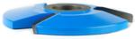 Amana SC518 Traditional Raised Panel Shaper Cutter For 5/8" Material - 12 Degree; 5/8" Cutting Height; 1" & 1-1/4" Bore; 5-1/2" Overall Diameter; C-017 Rub Collar; with 1/8" Corner Radius; Horizontal, 3-Wing, Carbide Tipped