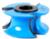 Amana SC570 Bullnose Shaper Cutter - 1-1/4" Bead Height; 1" & 1-1/4" Bore; 5/8" Radius; 3-9/16" Overall Diameter; 1-5/8" Cutting Height; C-040 Rub Collar; 3-Wing, Carbide Tipped