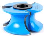Amana SC572 Bullnose Shaper Cutter - 1-1/2" Bead Height; 1" & 1-1/4" Bore; 3/4" Radius; 3-13/16" Overall Diameter; 2" Cutting Height; C-040 Rub Collar; 3-Wing, Carbide Tipped