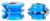 Amana SC590 Bead & Cove Stile & Rail Set - 1-3/4" Material Thickness; 1/2" & 3/4" Bore; 1/4" Width x 1/2" Depth Tongue; 1-3/4" Cutting Height; 21/64" Radius; 2-7/8" Overall Diameter; For Exterior Door ; 2-Piece Carbide Tipped 3-Wing