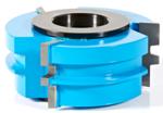 Amana SC617 Glue Joint Shaper Cutter - 1-3/16" Cutting Height; 5/32" Cutting Depth; 1" & 1-1/4" Bore; 2-13/16" Overall Diameter; C-017 Rub Collar; 3-Wing, Carbide Tipped