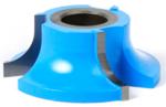 Amana SC636 Corner Round Shaper Cutter - 1/2" Radius; 1" Cutting Height; 1/2" & 3/4" Bore; 2-5/8" Overall Diameter; C-005 Rub Collar; 3-Wing, Carbide Tipped