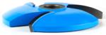 Amana SC658 Cove Raised Panel Shaper Cutter For 5/8" Material - 5/8" Cutting Height; 1-3/16" Reveal ; 1/2" & 3/4" Bore; 4-5/8" Overall Diameter; 2-23/64" Radius; Optional Rub Collar: C-005; Horizontal, 6-Degree, 3-Wing, Carbide Tipped