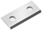 Amana SCK-30 Straight 2-Hole Insert Knife - 2 Cutting Edges; 29.5mm Length; 12mm Width; 1.5mm Thickness; 4mm Hole Diameter; 14mm CTC; 35 Degree Bevel; For Softwood/Hardwood; Solid Carbide