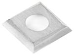 Amana SCK-70 Straight 1-Hole Insert Knife - 4 Cutting Edges; 14mm Length; 14mm Width; 2mm Thickness; 6.5mm Hole Diameter; 35 Degree Bevel; For Softwood/Hardwood; Solid Carbide