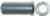 Magnate SCK08 Steel Router Collet Reducer - 8mm Inside Diameter; 1/2" Outside Diameter; 1-3/16" Overall Length