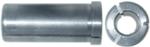 Magnate SCK14 Steel Router Collet Reducer - 1/4" Inside Diameter; 1/2" Outside Diameter; 1-3/16" Overall Length