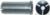 Magnate SCK36 Steel Router Collet Reducer - 3/16" Inside Diameter; 1/2" Outside Diameter; 1-3/16" Overall Length
