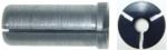 Magnate SCK36 Steel Router Collet Reducer - 3/16" Inside Diameter; 1/2" Outside Diameter; 1-3/16" Overall Length