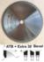 Magnate SL3028 Steel Cutting Saw Blade - 305mm Diameter; 84 Tooth; 0 degree Hook; 2.7mm Kerf; 2.4mm Plate; Carbide Tipped, 1" Bore, ATB + EXTRA 30 degree Bevel Grind