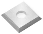 Amana SMA-12 Straight 1-Hole Insert Knife - 4 Cutting Edges; 12mm Length; 12mm Width; 1.5mm Thickness; 4mm Hole Diameter; 35 Degree Bevel; For Softwood/Hardwood; Solid Carbide