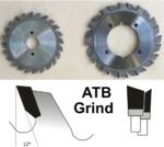 Magnate SS0820 Split Scoring Saw Blade, 20mm Bore - 80mm Diameter; 2x10 Tooth; 2.8-3.6mm Kerf; 2.0mm Plate; Carbide Tipped, ATB Grind, 12 degree Hook