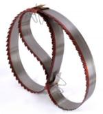 Skarpaz ST11131 Stellite Tipped Resaw Bandsaw Blade - 110-3/4" Length; 3" Width; 3/4" Pitch; 23 ( .023" ) Gauge; Hitach CB 75F Machine; Tipped every tooth