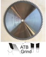 Magnate T1054 Thin Kerf Saw Blade, ATB Grind - 10" Diameter; 40 Tooth; 5/8" Bore; 15 degree Hook; .090" Kerf; .063" Plate; Carbide Tipped