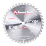 Amana TB10400 Thin Kerf General Purpose Saw Blade - 10" Diameter; 40 Tooth; 5/8" Bore; .090" Kerf; .062" Plate; ATB Grind,15-Degree Hook, Carbide Tipped