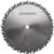 Skarpaz U1436 Ultra Thin Rip Saw Blade - 14" Diameter; 36 Tooth; 1" Bore; 20ST Grind; .085" Plate; .125" Kerf; Carbide Tipped